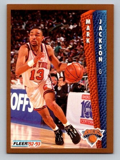 1992-93 Fleer Mark Jackson #151 New York Knicks
