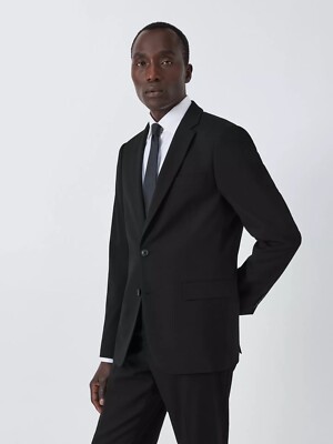 RRP £80 John Lewis Suit Jacket Men's Slim Fit Starter, Black 42