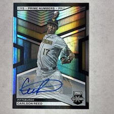 2023 Elite Extra Edition Prime Numbers Signatures /200 Carlson Reed #48 Auto