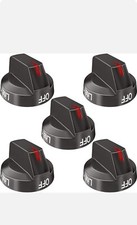 New 5 Pack Gas Burner Knobs Dial DG64-00473B Fit Samsung Range Oven NX58J5600SG