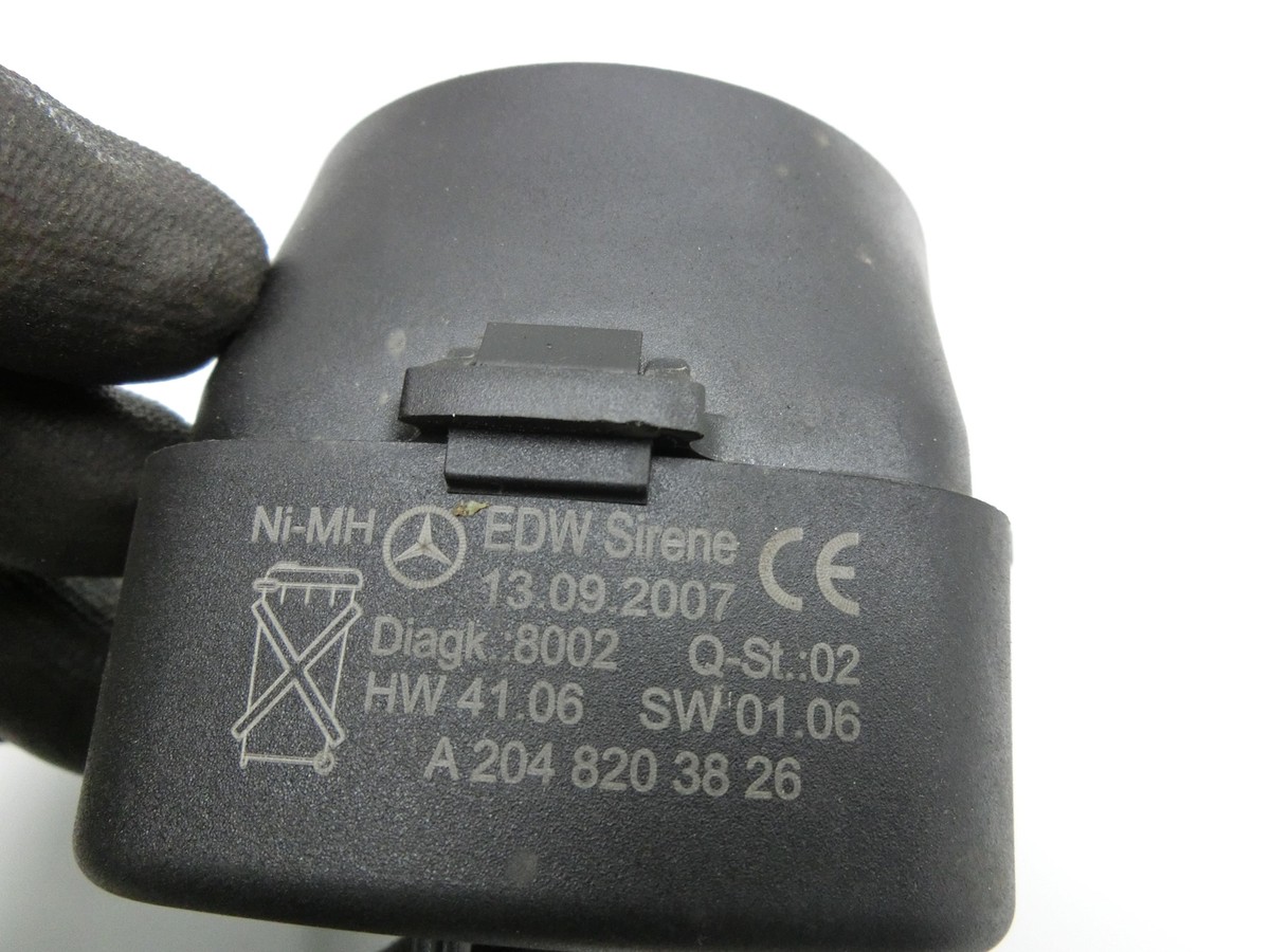 Sirène D'alarme Mercedes-Benz W204 – A2048203826 – Occasion (pièce D'origine)