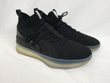 puma clyde court black purple