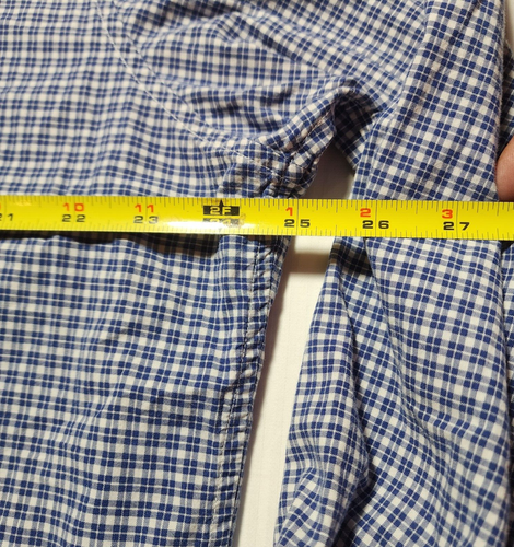 Jack Spade Shirt Mens XXL Blue White Plaid Button Up Long Sleeve 100% Cotton - Picture 13 of 17