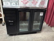 NEW 48" Back Bar Narrow 2 Door Beer Refrigerator Display True NSF Cooler #2995