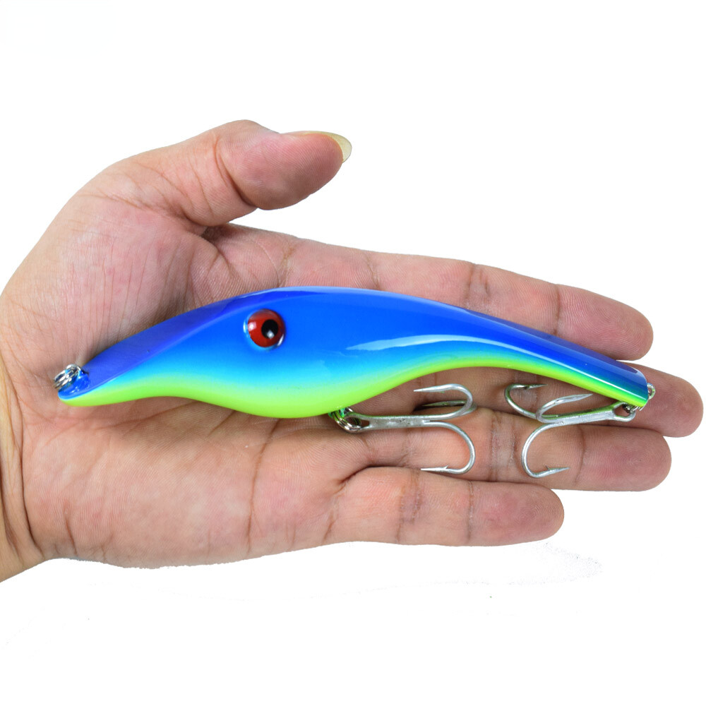 14cm 43g Slow Sinking Jerkbait Hard Lures Pike Bait Jerk Wobblers Fishing Tackle