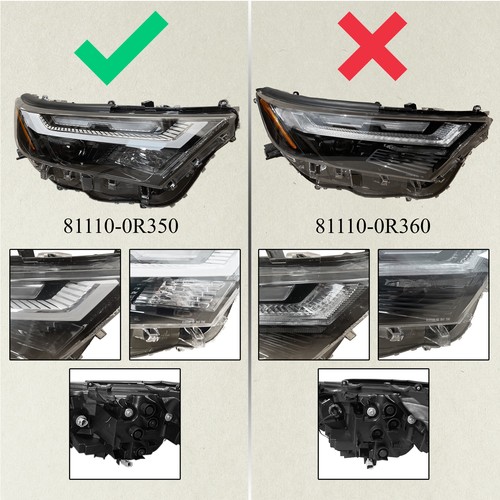 LED Headlight Assembly for 2022 2023 2024 Toyota RAV4 Right Passenger TO2503314 - Picture 3 of 12