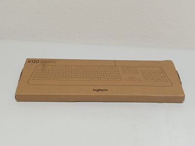 Logitech K120 FR Kabel Tastatur Verpackung Lagerungsspuren _0,63_6