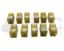 LOT OF 11 IDEC RH2B-U RELAY 110-120VAC 50/60HZ 10A