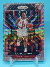 Ayo Dosunmu 2021-22 Prizm Silver Wave #271 Bulls RC Rookie