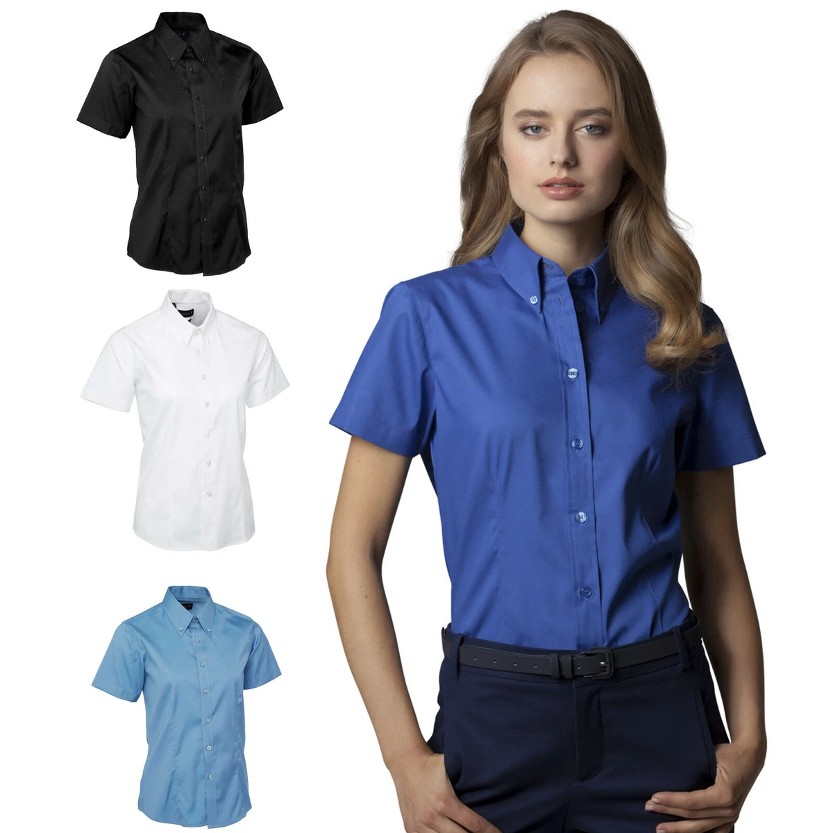 Short sleeve hotsell formal shirts ladies