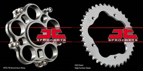 Ducati 821 Hyperstrada 2016 JT 45T Rear Sprocket + Alloy Quick Change Carrier