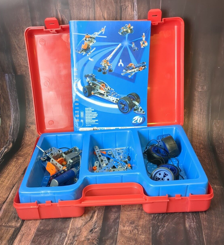 Meccano Erector Set 6520 Motion System Case Instruction Book Incomplete ForParts