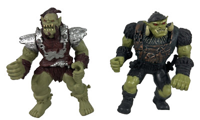 Lot of 2 True Legends Chap Mei 4'' Ogre Action Figures Soldiers (M)