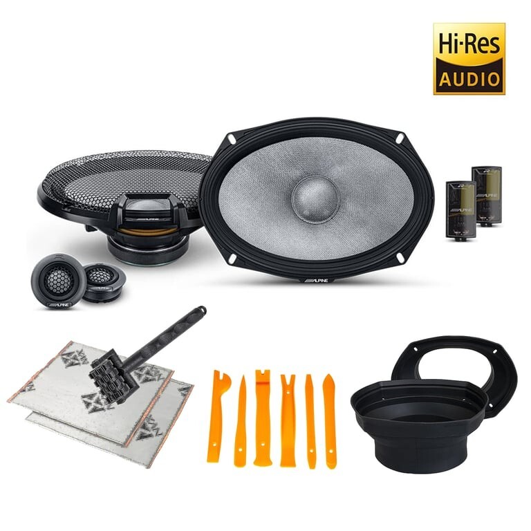 Компонентные автомобильные колонки Alpine R2-S69 мощностью 200 Вт RMS 6x9 Аксессуары 7899000₽