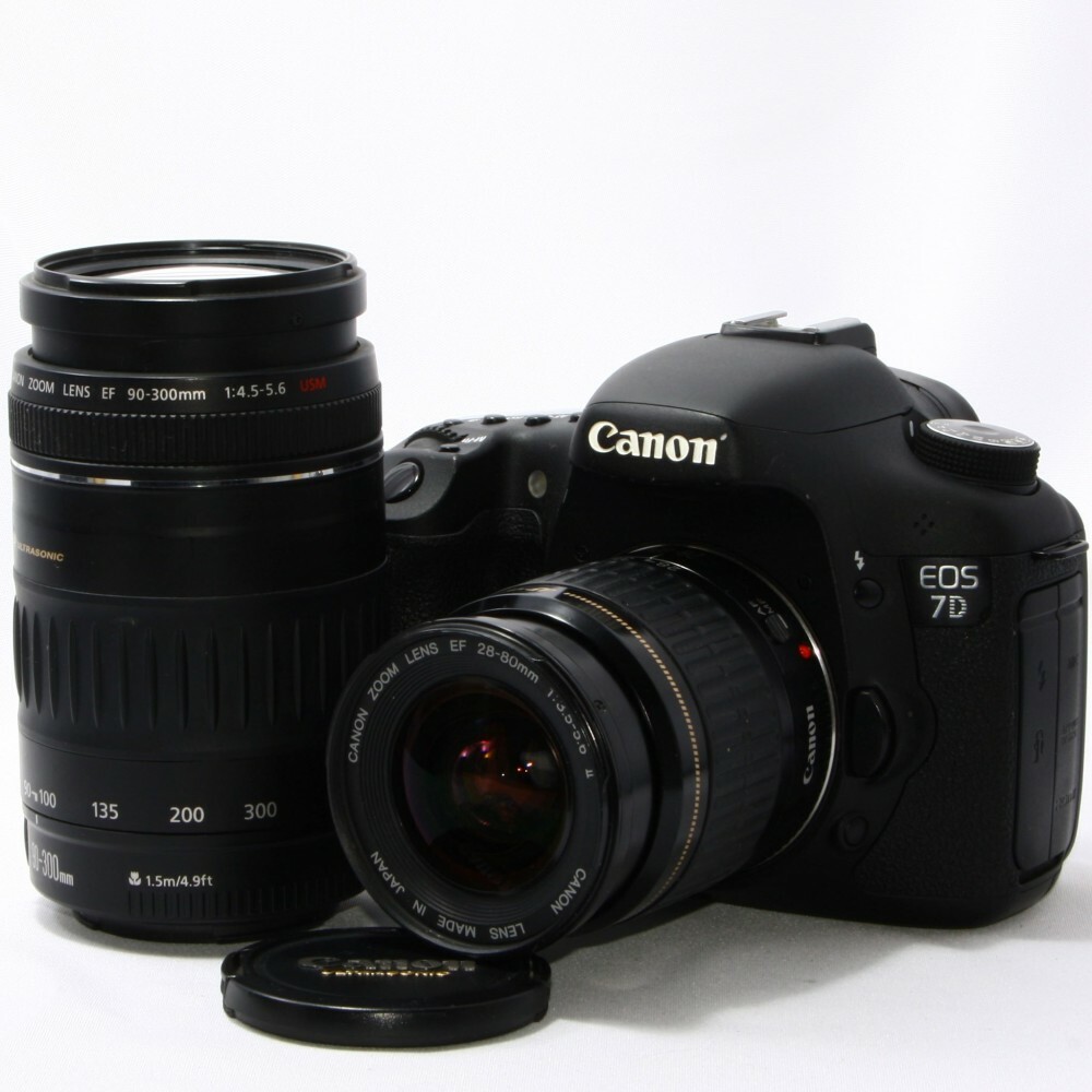 Canon EOS 7D MarkII+ Canon EF28-80㎜セット Canon EOS 7D DSLR Camera Kit w/EF28-80mm Lens & Accessories