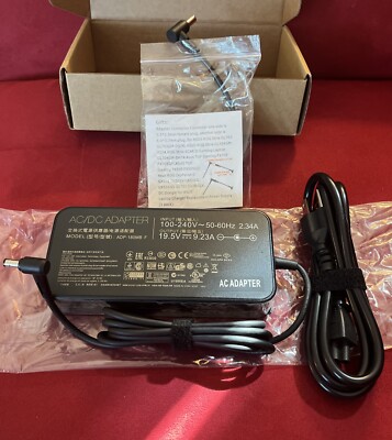 NEW Gaming Laptop AC Adapter Model #ADP-180MB F 19.5V 9.23A W/ Adapter 5.5 - 6.0