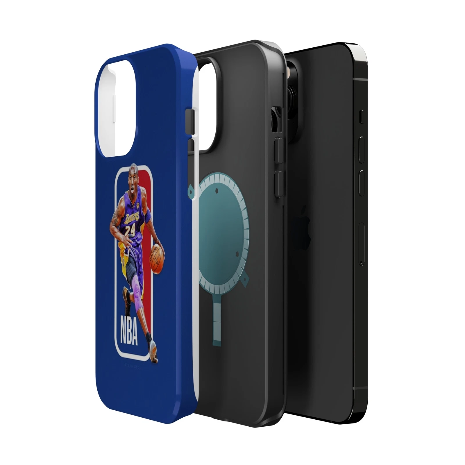 Kobe Bryant NBA Logo, Black Mamba Phone Case