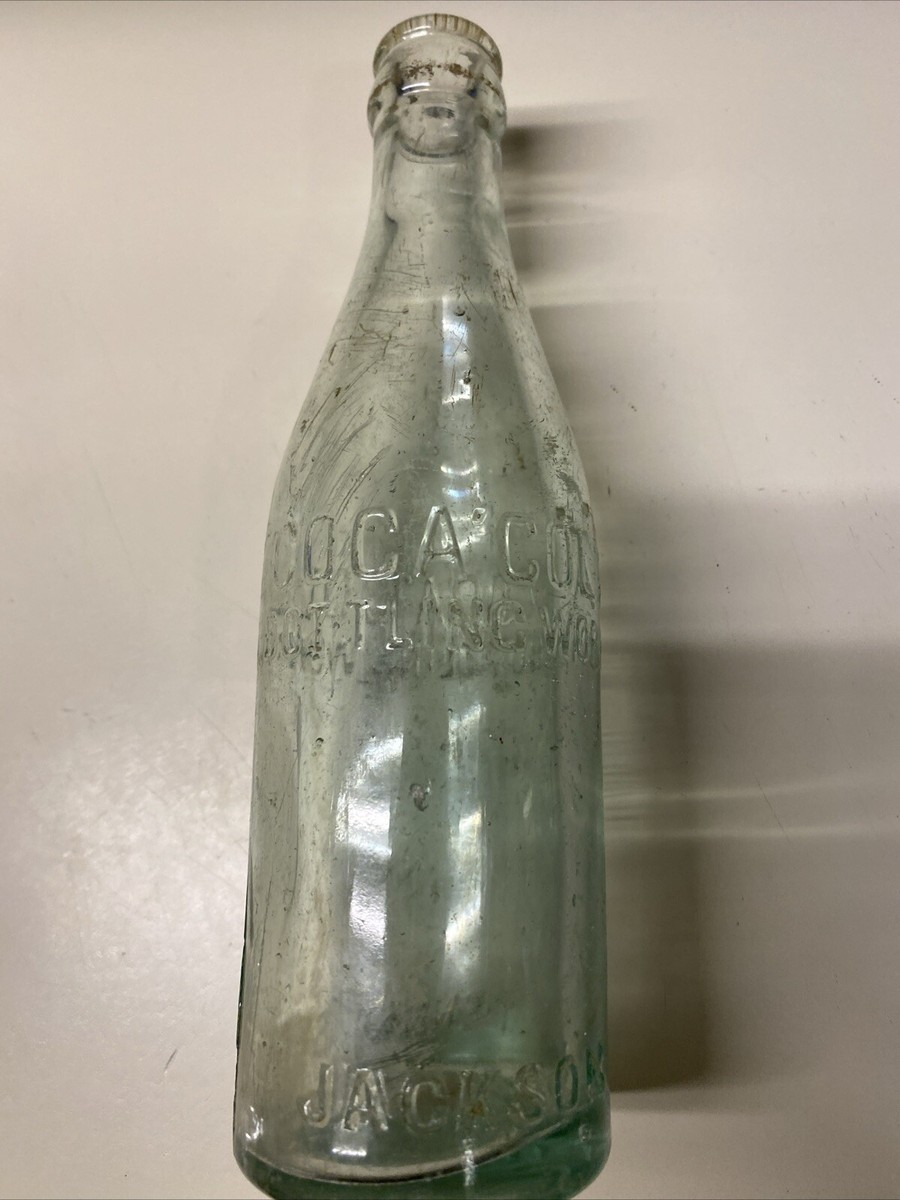 Straight Side Soda BOTTLE-Jackson,TN Coca-Cola Bottling Straight Side Soda BOTTLE-Jackson,TN Coca-Cola Bottling