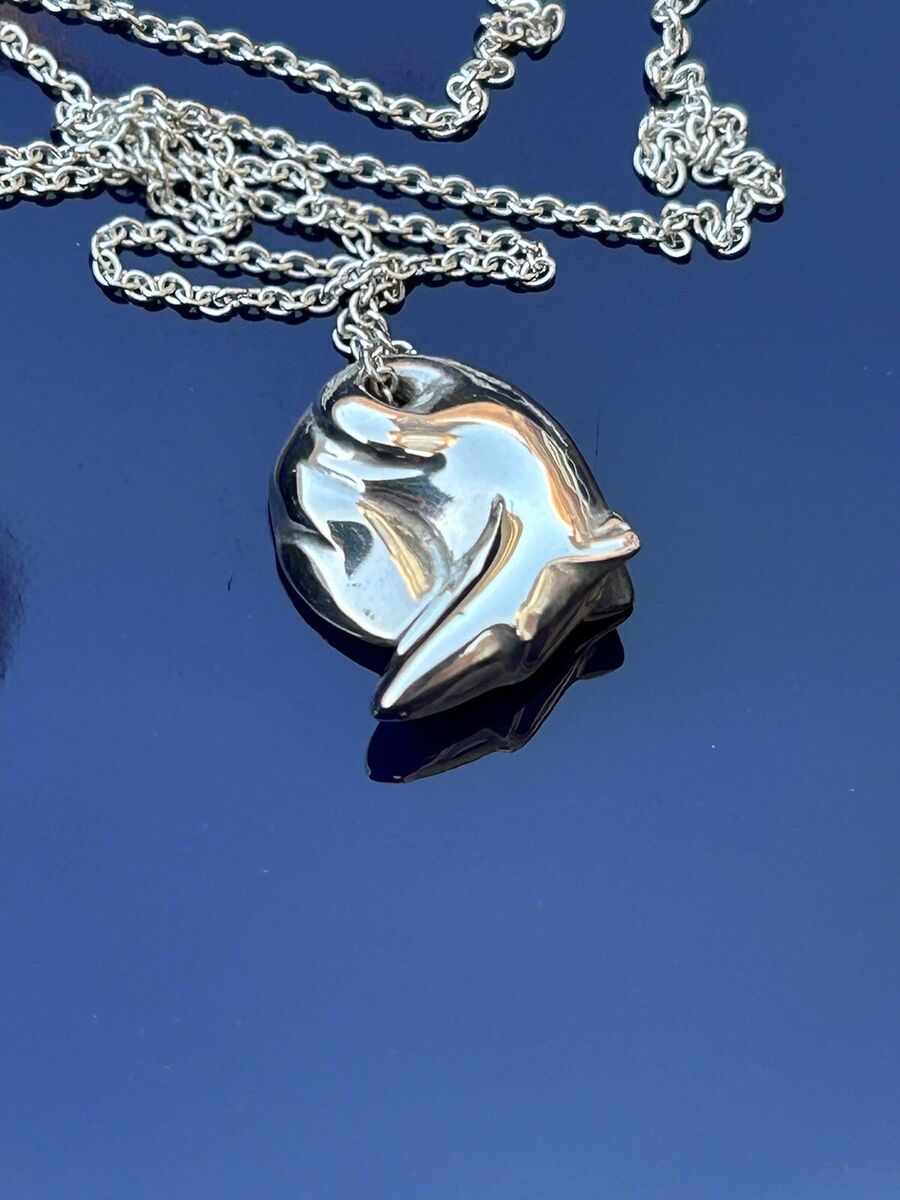 Tiffany & Co Silver Elsa Peretti Zodiac Rat Pendant Necklace Tiffany & Co Silver Elsa Peretti Zodiac Rat Pendant Necklace