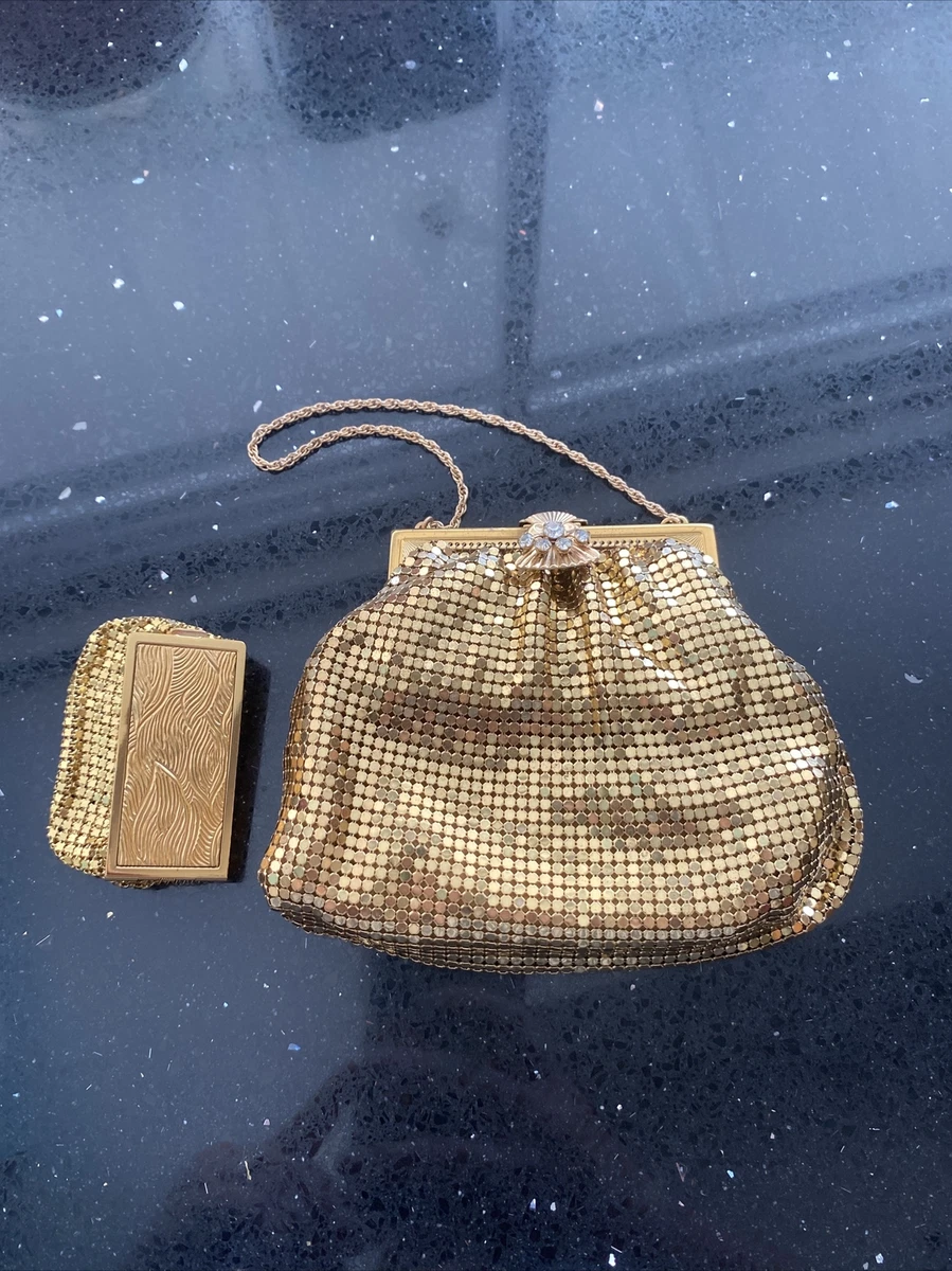 Gold mesh hotsell bag