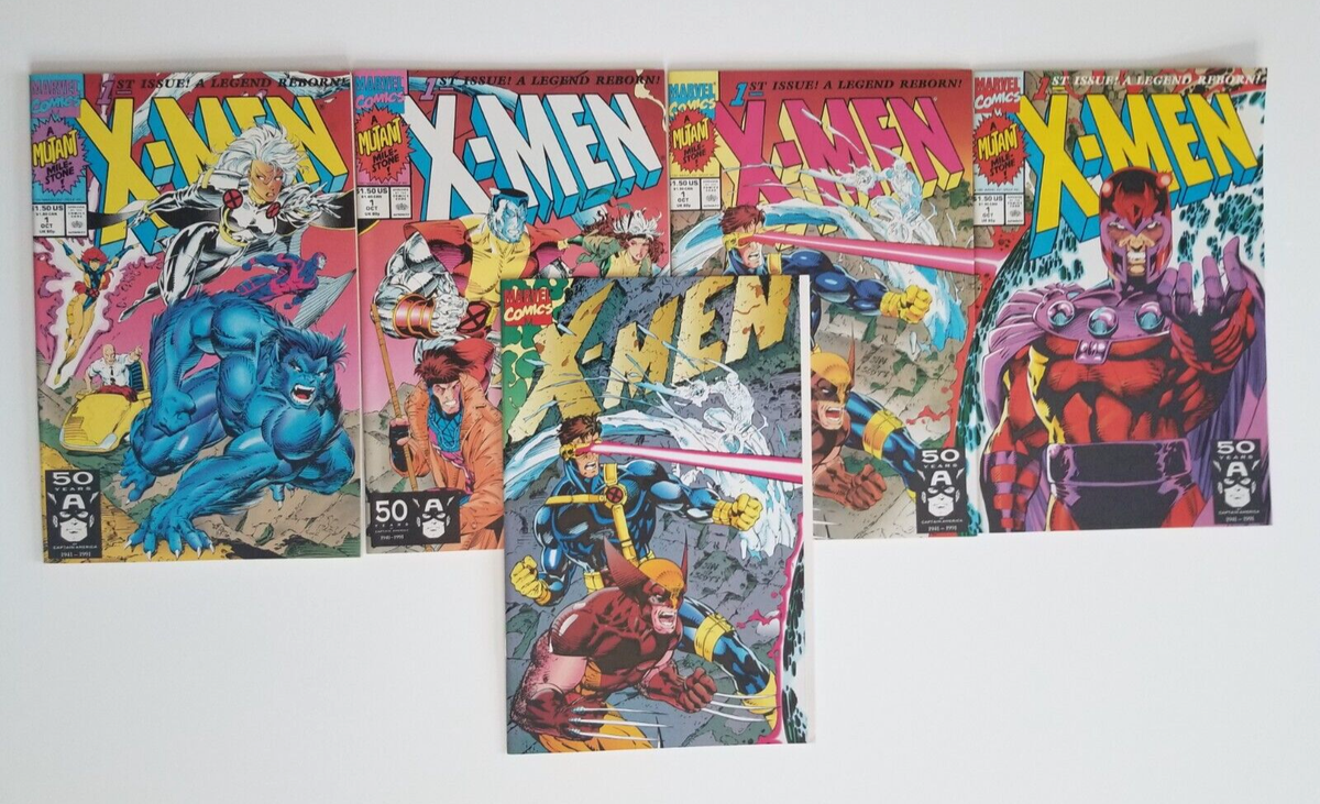 Manまとめ売り X-Men #1 (1991 Marvel Comics) All Jim Lee Variant Covers