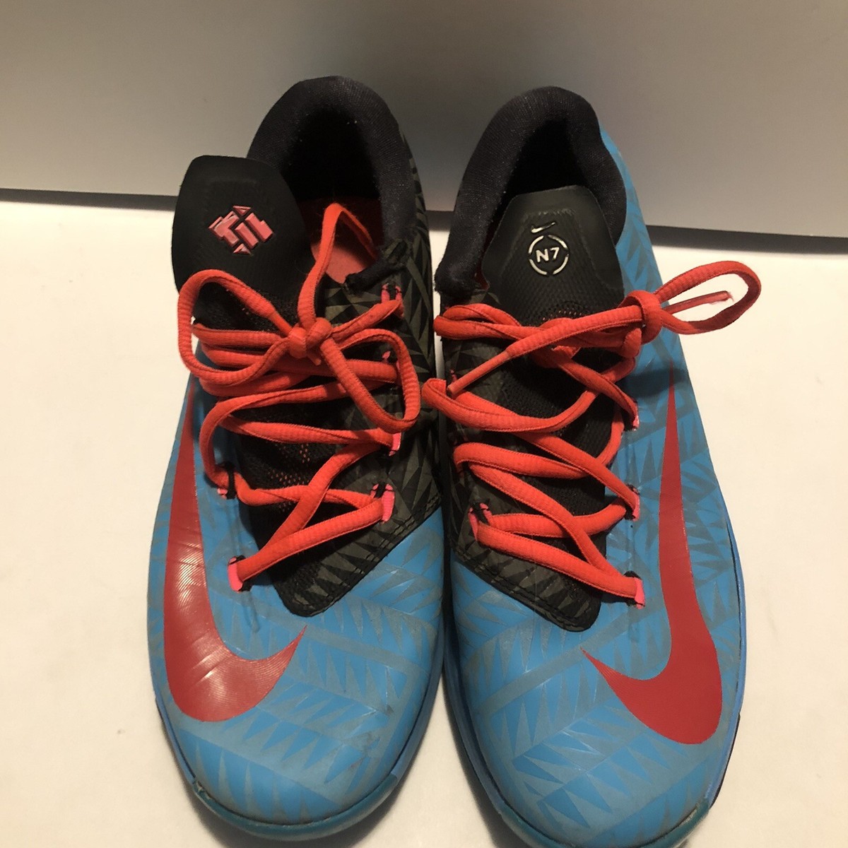 Nike KD VI N7 Dark Turquoise/University Red-Black 626368-466 Size