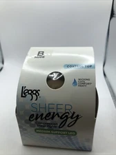 L’eggs Sheer Energy Control Top Pantyhose Size B Nude NIP 98147