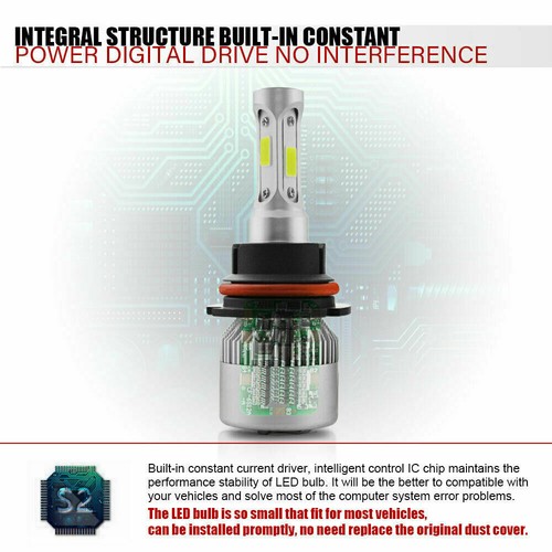 For Dodge RAM 1500 2500 3500 1994-2001 LED Headlight High/Low Fog Lights Bulbs - Picture 3 of 12