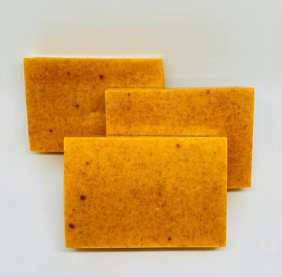 Tumeric + Kojic Acid Brightening Cleansing Bar Soap For Acne And Dark Marks