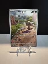 Pokémon TCG Paldean Wooper Fiamme Fantastiche Illustrazione Rara 102/094 NM Card