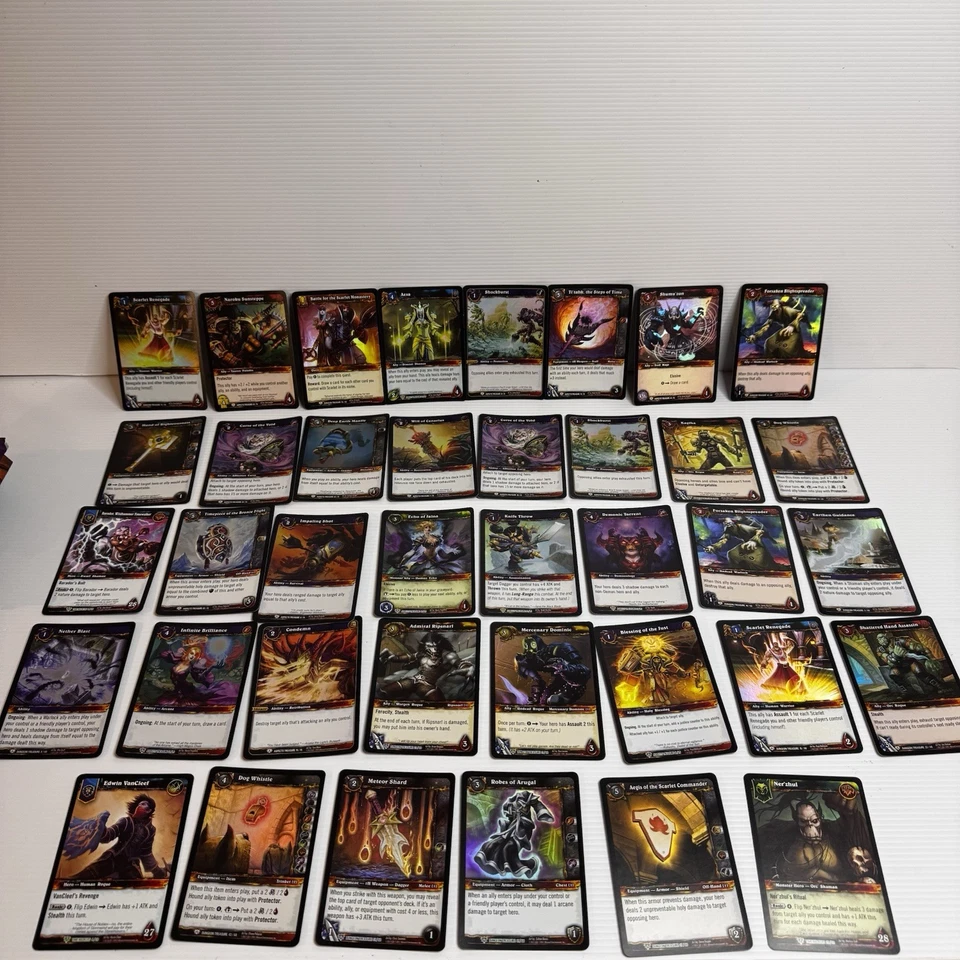 World Of Warcraft TCG Bundle Of Treasure Pack Cards - Opened - Image 3 of 4