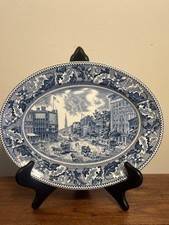 Johnson Brothers Historic America Blue Platte...