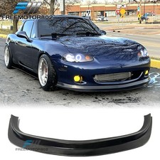 Fit 01-05 Mazda Mx-5 Miata Mda Style Pu Front Bumper Lip Spoiler Splitter Kit Pu Fit 01-05 Mazda Mx-5 Miata Mda Style Pu Front Bumper Lip Spoiler Splitter Kit Pu