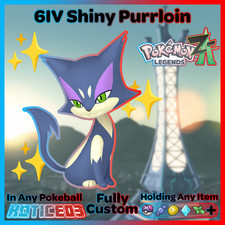 ✨ Shiny Purrloin 6IV ✨ Mega Dimension Pokemon Legends ZA Ready 🚀 Fast 🚀