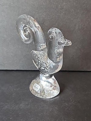 Kosta Boda Art Glass Zoo Series Bird Rooster Chicken Figurine | eBay