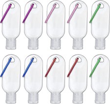 Hand Sanitizer Keychain 10 Pcs Travel Bottles with Keychain,1.7oz 50ml ...