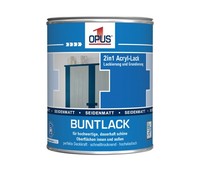 Opus1 Buntlack WasserverdüNnbar Enzioanblau, Seidenmatt 0,375 L