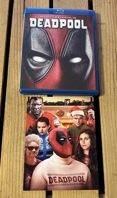 DEADPOOL (2016, DVD + Blu-ray) with Holiday Photo Card  Walmart Exclusive