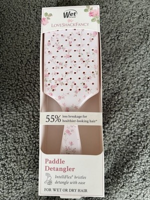 Goody Wet Brush x Love Shack Fancy Paddle Detangler Hair Brush English Ivy Pink