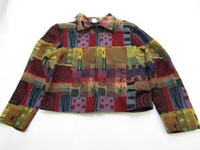 VTG Painted Pony Blazer Womens One Size Southwestern Woven Western Tapestry