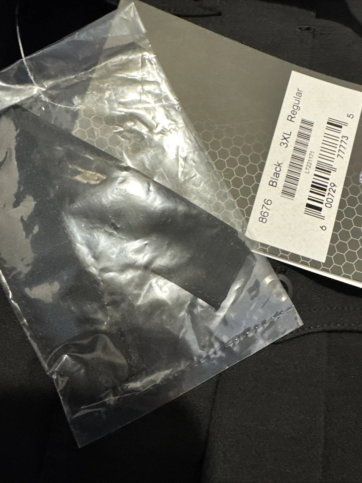 NEW BLAUER Men’s 8676 FLEXRS SHORT SLEEVE ZIPPER SUPERSHIRT Black Size 3XL Reg - Image 4 of 4