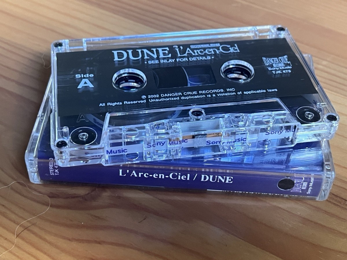 L'Arc-en-Ciel Dune Cassette Tape (Sony TH Reissue 2002) J-ROCK