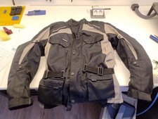 Roleff Racewear Textil Motorradjacke Rollerjacke Windtex Protektorenjacke Gr. L