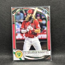 Brandon Marsh 2022 Topps Tribute rookie card #62/99 Angels Phillies 