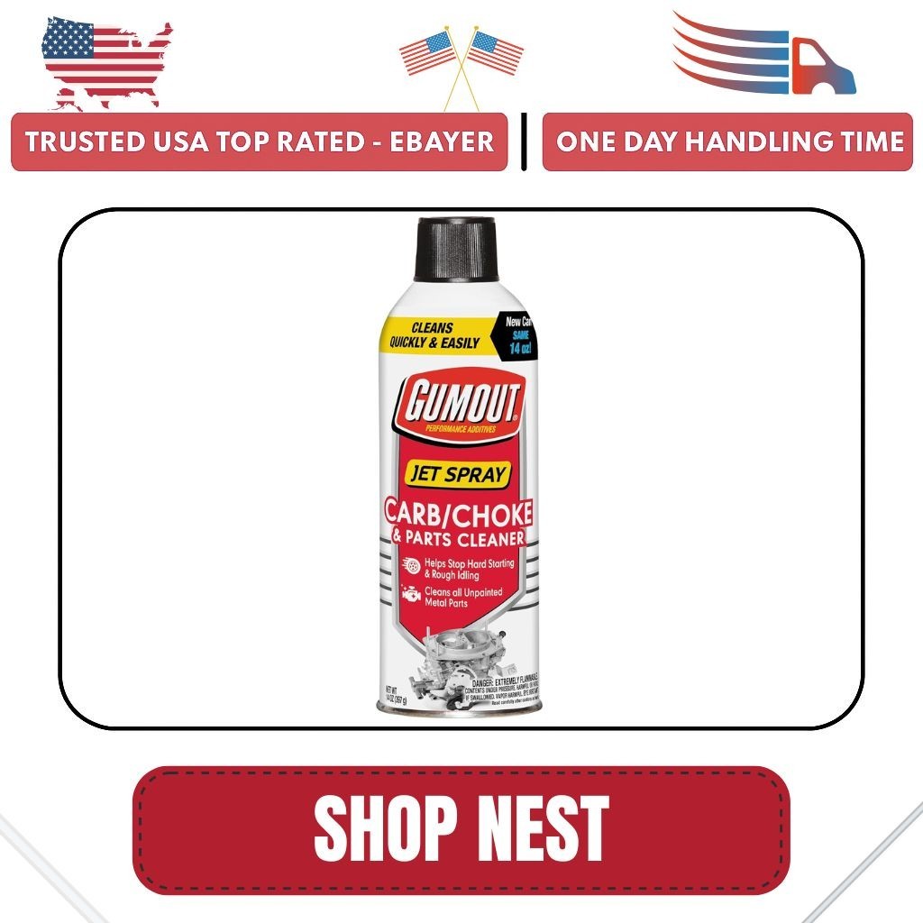 (24 pack) Gumout 800002231W Jet Spray Carb Choke and Parts Cleaner Quickly and