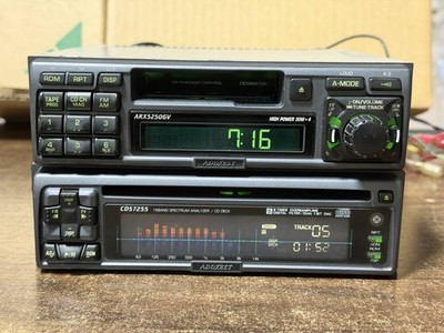 Clarion Addzest ARX5250GV CDS7255 1DIN+1DIN CD Cassette Deck