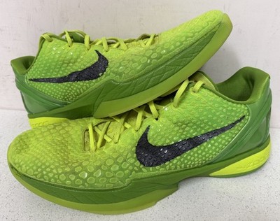 Used Nike Kobe 6 Grinch Protro Zoom Size 18 Mens Green Sneakers 2020 CW2190-300