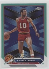 2023-24 Topps Chrome Aqua Refractor 22/199 Maurice Cheeks #34 HOF y0i