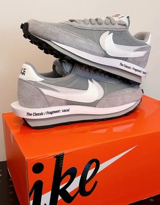 Nike sacai LD Waffle SF Fragment Grey Men's Size DH2684-001