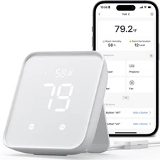 WiFi Thermometer Hygrometer IR Remote Control Smart Light Sensor Alexa Google